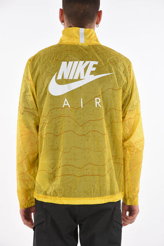 Printed Windbreaker Jacket