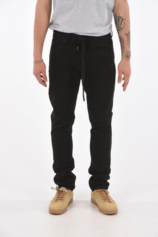 Slim Fit Jeans with Arrows Detail 17cm
