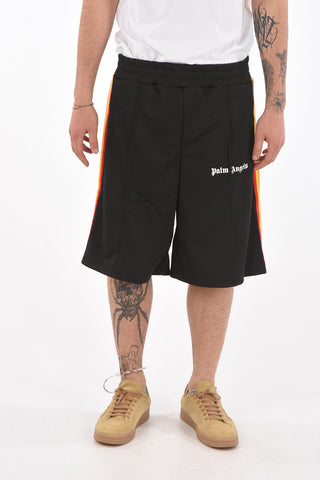 Shorts RAINBOW in Jersey con Bande a Contrasto