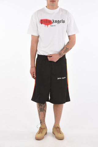 Shorts RAINBOW in Jersey con Bande a Contrasto