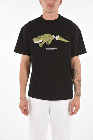 Crew Neck CROCO Cotton T-Shirt