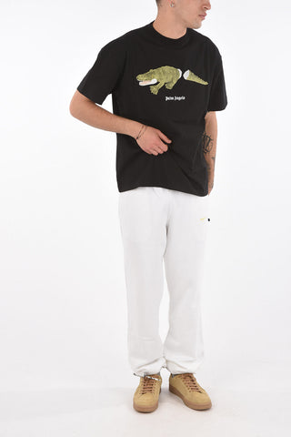 Crew Neck CROCO Cotton T-Shirt