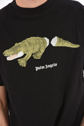 Crew Neck CROCO Cotton T-Shirt