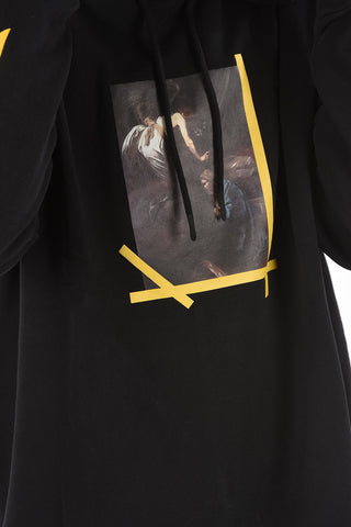 Printed ANNUNCIAZIONE Hooded Sweatshirt