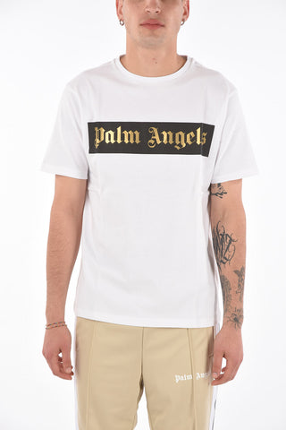 T-shirt with Two-tone Logoed Print