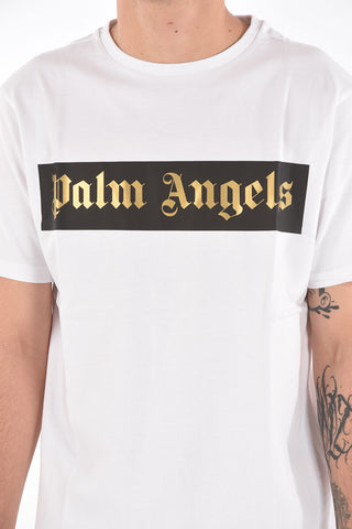 T-shirt with Two-tone Logoed Print