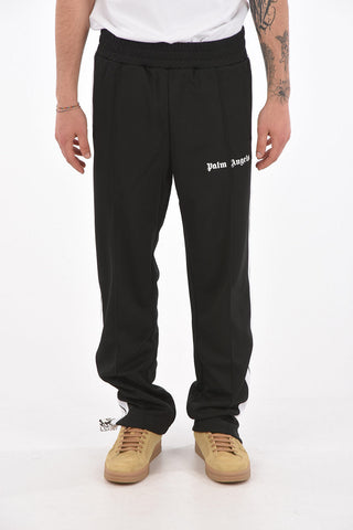 Joggers in Jersey con Bande a Contrasto e Zip alla Caviglia
