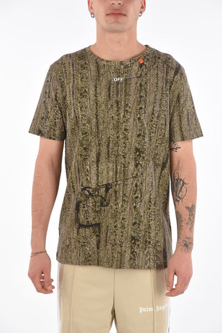 T-shirt REAL CAMOU con Stampa sul retro