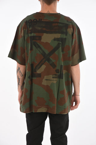 T-shirt STENCIL with All-over Camouflage Print