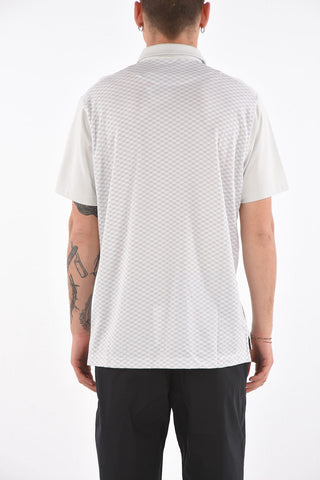 argyle patterned 3 buttons polo