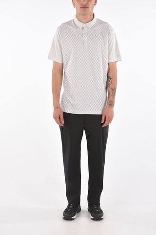 argyle patterned 3 buttons polo