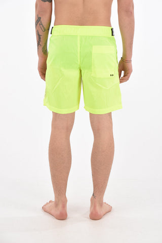 Fluo OW Shorts with Print