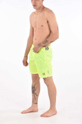 Fluo OW Shorts with Print