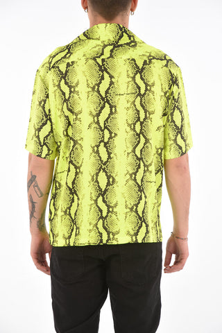 Short-sleeve SNAKE Shirt with Python Print