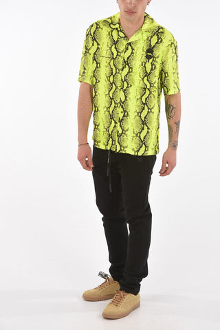 Short-sleeve SNAKE Shirt with Python Print