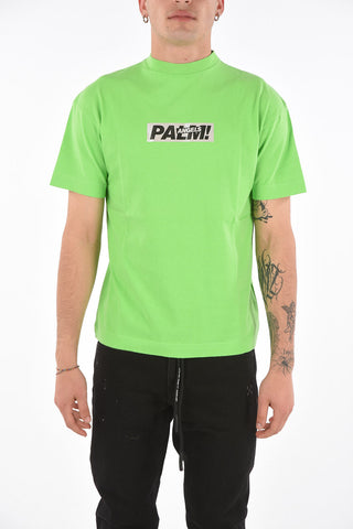 T-shirt girocollo PALM! con Stampa Logo