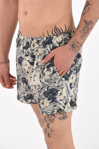 Swimming FLORAL Shorts with Floral Print