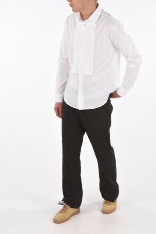 Printed NOW Tuxedo Shirt
