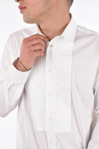 Printed NOW Tuxedo Shirt
