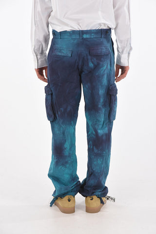 Tie Dye Motif RIPSTOP Cargo Pants