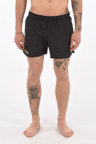 Swimming CONFIDENTIAL Shorts with Embroidered Logo