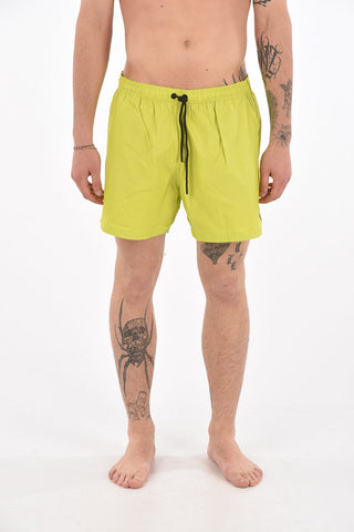 Swimming PIPING Shorts with Embroidered Logo