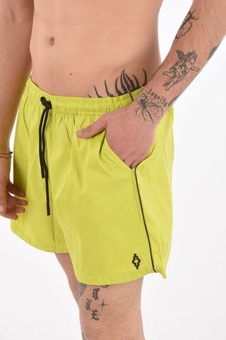 Swimming PIPING Shorts with Embroidered Logo