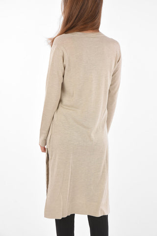 One-button Cardigan with Rhinestoned Detail