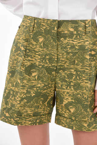 Formal RIPSTOP Shorts with All-over CAMOU Print