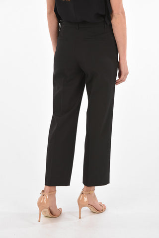 4-pocket Single Pleated Pants with Belt Loops