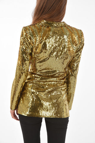 COUTURE Blazer Paillettato con Rever a Scialle