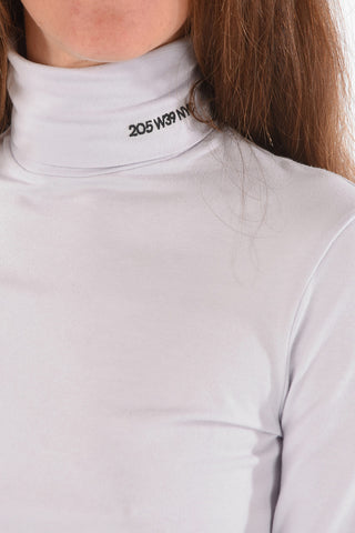 205W39NYC stretch cotton turtle-neck t-shirt