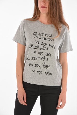 T-Shirt Girocollo ARCHIVE DATES in Cotone