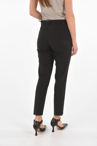Virgin wool Stretch Straight pants