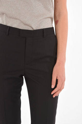 Virgin wool Stretch Straight pants