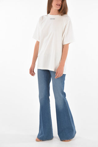 t-shirt oversize stampata sul dietro