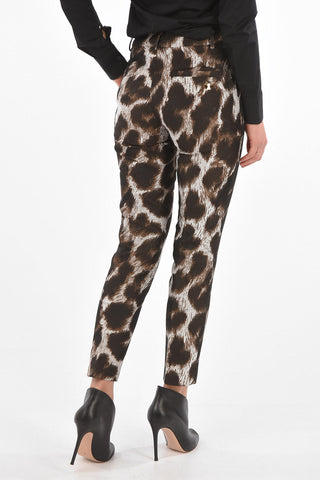 COUTURE Pantaloni MACULATE con Motivo Animalier