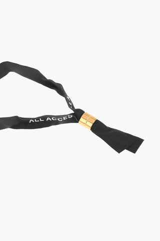 Braccialetto ALL ACCESS in tessuto logato regolabile 