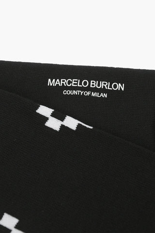 solid color long socks with embroidery