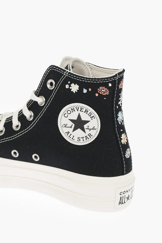 ALL STAR CHUCK TAYLOR Sneakers Alte con suola a contrasto e Platform 4cm