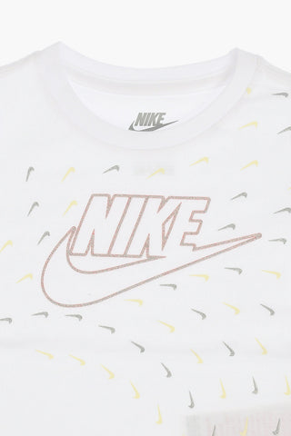 T-Shirt mit Rundhalsausschnitt FUTURA SWOOSH GLIDE mit Glitzerlogo