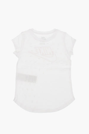 T-Shirt mit Rundhalsausschnitt FUTURA SWOOSH GLIDE mit Glitzerlogo