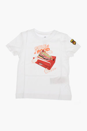 T-Shirt mit Rundhalsausschnitt SOLE FOOD mit Frontprint