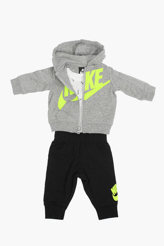 all over logo printed body Jogger and Sweatshirt Set