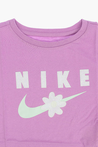 T-Shirt mit Rundhalsausschnitt SPORT DAISY BOXY mit gesticktem Logo