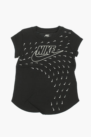 Crew Neck T-Shirt FUTURA SWOOSH GLIDE with Glitter Logo
