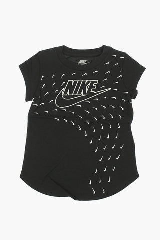 t-shirt FUTURA SWOOSH GLIDE girocollo con logo glitter