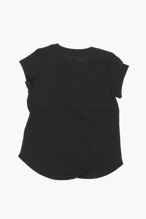 Crew Neck T-Shirt FUTURA SWOOSH GLIDE with Glitter Logo