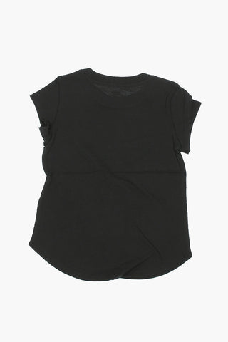 t-shirt FUTURA SWOOSH GLIDE girocollo con logo glitter