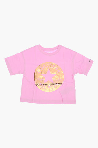 ALL STAR CHUCK TAYLOR T-Shirt PATCH SHINY with Oversized Gold Print